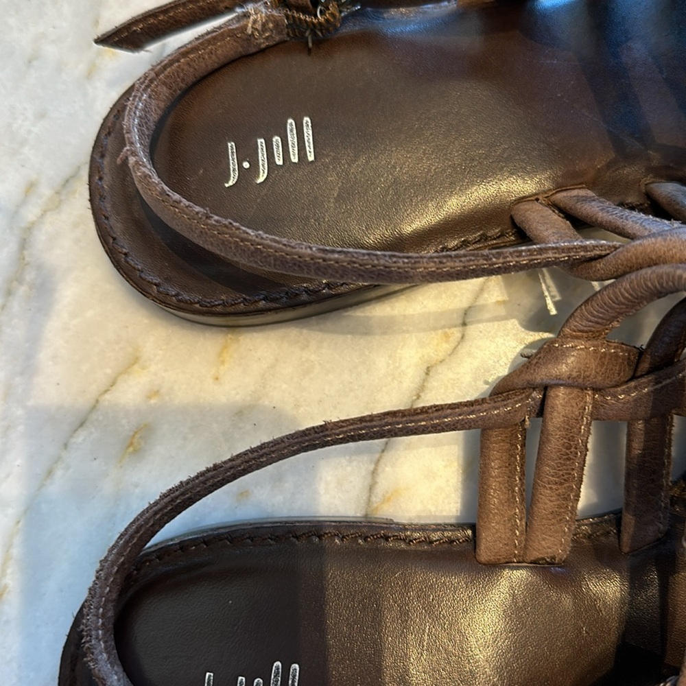 J Jill genuine leather sandals, size 10 absolute comfort - Picture 8 of 13